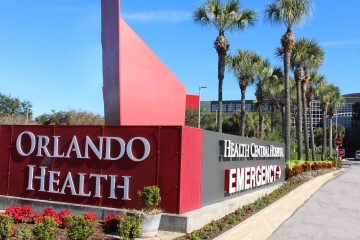 Entrance to Ocoee Health leading to Central Florida Vein & Vascular Center